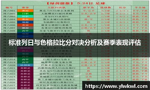 标准列日与色格拉比分对决分析及赛季表现评估